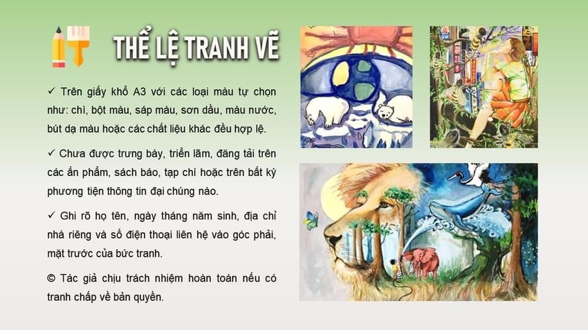 Vườn quốc gia Cát Tiên tổ chức cuộc thi vẽ tranh, chụp ảnh về động vật hoang dã Vườn Quốc Gia Cát Tiên Tổ Chức Cuộc Thi Vẽ Tranh, Chụp Ảnh Về Động Vật Hoang Dã