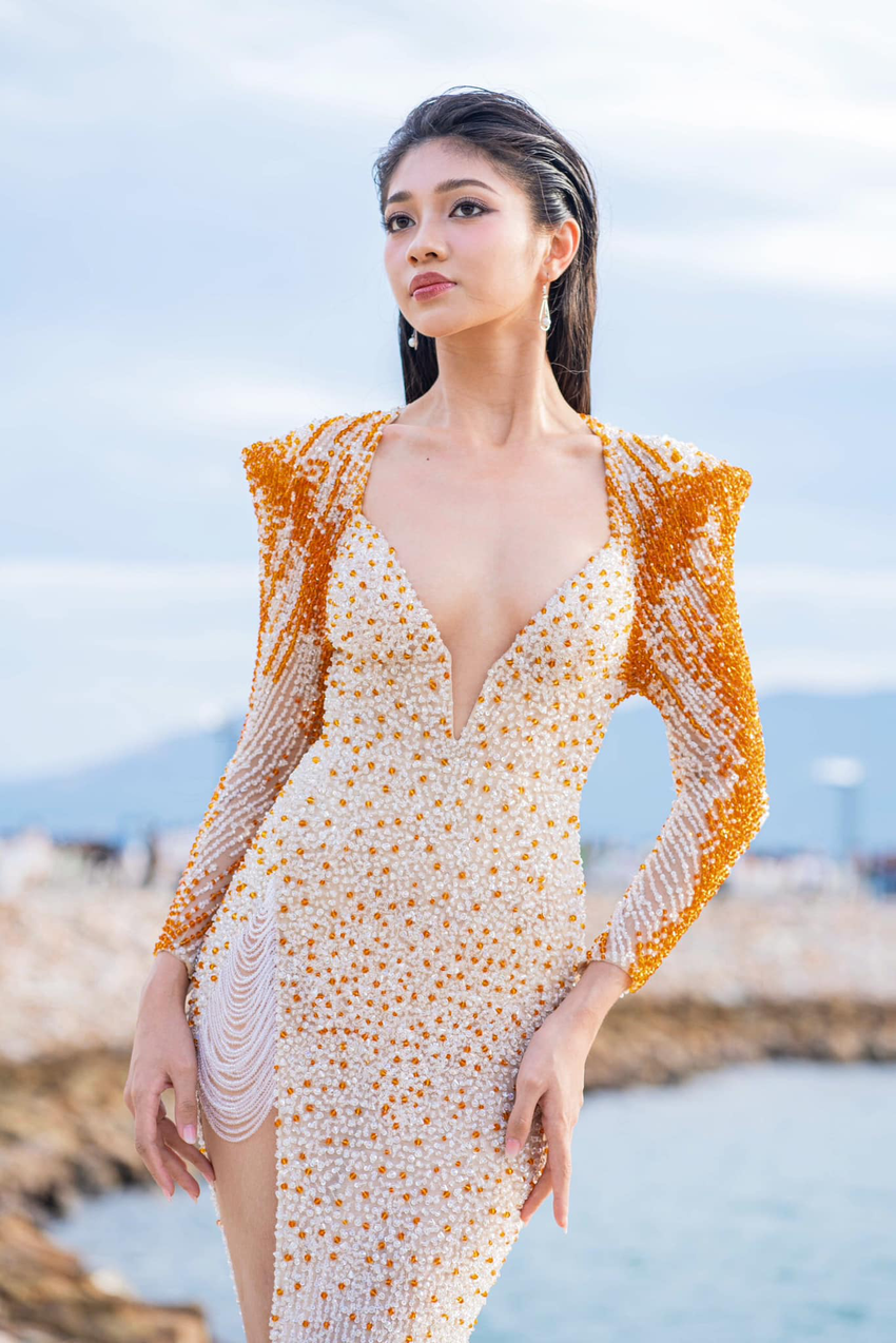 Ngắm Huỳnh Minh Kiên, Á hậu 2 bị "chê" tại chung kết Miss World Vietnam 2023 ảnh 13