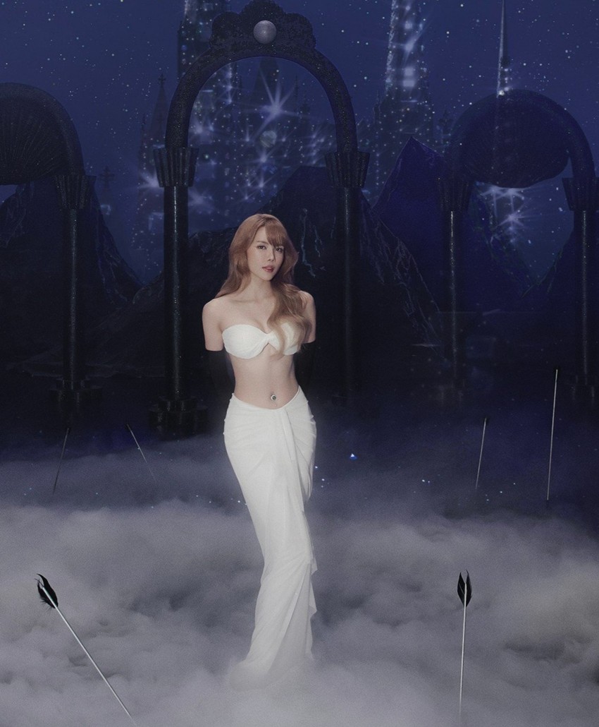 Thieu Bao Tram shows off her 'ant' waist;  The beautiful contestants of Miss Earth Vietnam 2023 photo 2