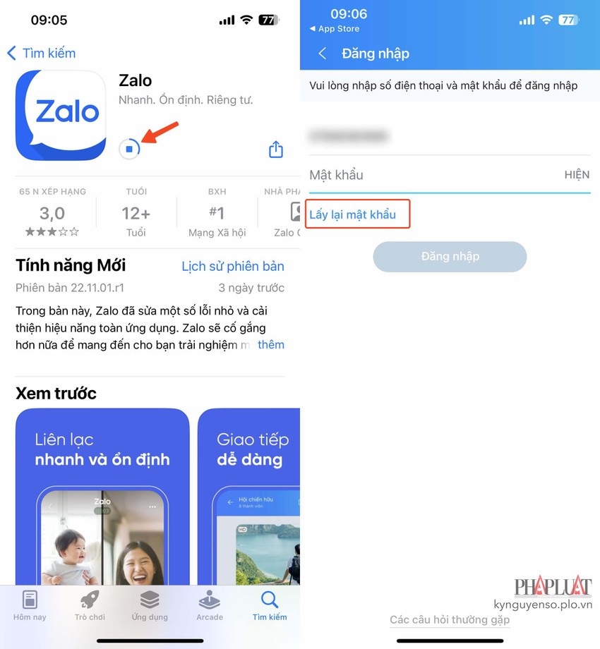 zalo bị hack