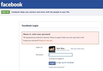 Có thể lộ thông tin trên Facebook do… gõ sai mật khẩu ảnh 1