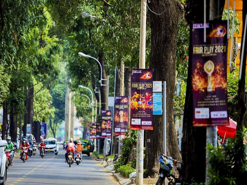 Đường phố TP.HCM trước ngày trao giải Fair Play 2021