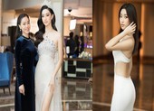 Đỗ Mỹ Linh khoe lưng trần đọ sắc cùng dàn hậu
