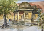 Triển lãm tranh màu nước về địa ngục trần gian Côn Đảo
