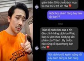 Thủ đoạn tinh vi khi mạo danh Trấn Thành bán nước hoa giả, kém chất lượng