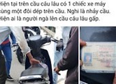 Thanh niên để xe, ví trên cầu, nhảy sông rồi... về nhà