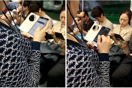 LG G3 bị bắt gặp trên tàu điện ngầm