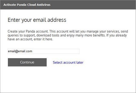 Bước tiếp theo, điền địa chỉ email vào hộp thoại rồi nhấn nút “Continue”.