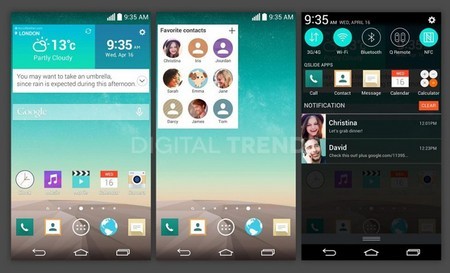 LG G3 bắt kịp xu thế với giao diện theo phong cách phẳng