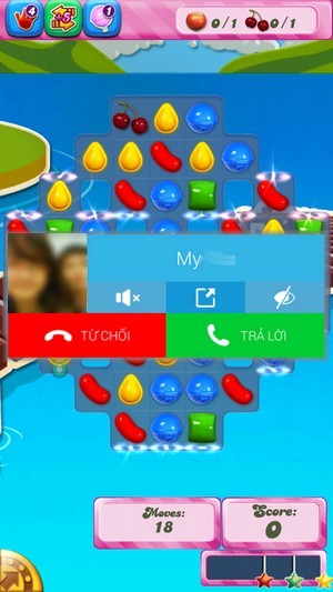 Tuyệt chiêu nhận cuộc gọi đến mà không làm gián đoạn ứng dụng đang chạy trên smartphone
