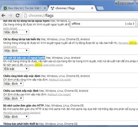Tính năng mới giúp trình duyệt Chrome hữu dụng ngay cả khi máy tính không có kết nối Internet
