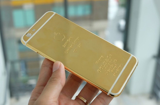 Khung vỏ iPhone 6 mạ vàng xuất hiện tại Việt Nam ảnh 10