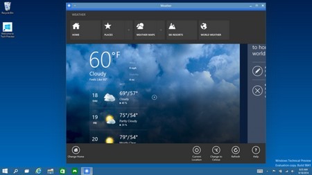 Cửa sổ ứng dụng chạy trực tiếp trên Desktop