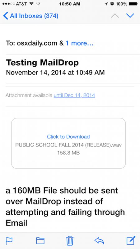 Tuyệt chiêu gửi file dung lượng lớn trên Mac OS X với Mail Drop