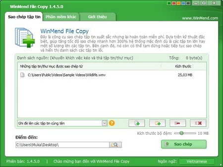 Tăng tốc độ sao chép dữ liệu trên Windows lên gấp 3 lần