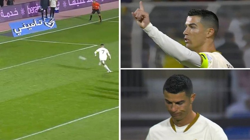 Ronaldo scored the first goal, Al Nassr fans were still disgruntled