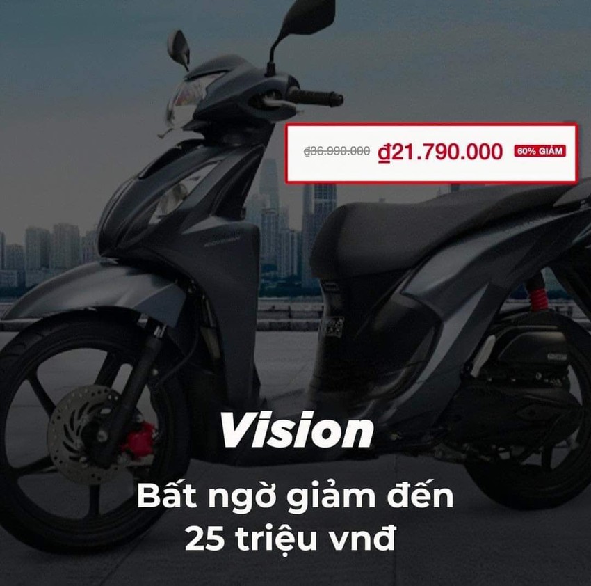 Honda Vision có giá 21 triệu đồng? ảnh 1