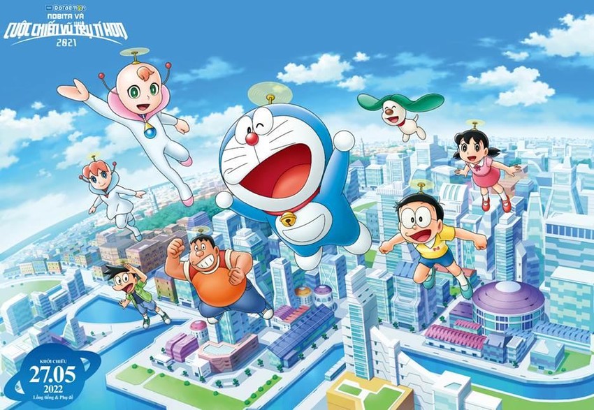 Phim điện ảnh Doraemon đưa khán giả trở lại tuổi thơ với những cuộc phiêu lưu đầy màu sắc và hài hước của chú mèo robot và những người bạn. Cùng tham gia khám phá thế giới tương lai và học hỏi những bài học đầy ý nghĩa từ Doraemon, Nobita và các nhân vật trong phim.