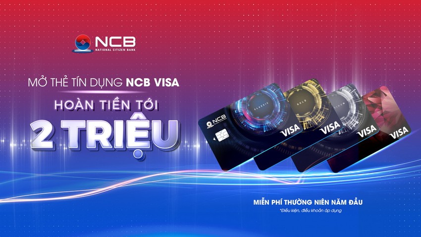 Thẻ NCB Visa: Với thẻ NCB Visa, bạn sẽ có trải nghiệm mua sắm trọn vẹn cùng những ưu đãi và tính năng ưu việt. Nhấp chuột để xem hình ảnh đẹp mắt của thẻ và khám phá tất cả những lợi ích mà nó mang lại cho bạn.