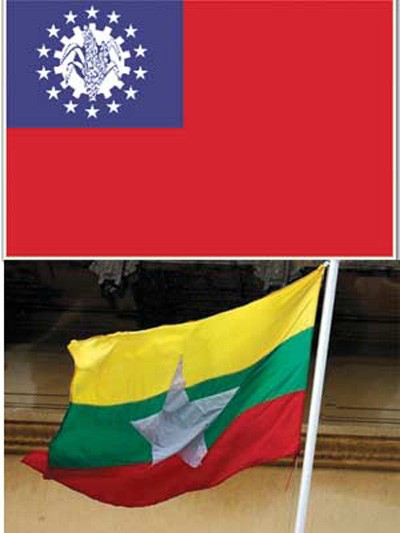 Thay đổi quốc kỳ Myanmar: Hãy cùng xem hình ảnh về sự thay đổi của quốc kỳ Myanmar. Đây là một bước tiến lớn trong việc đổi mới và phát triển của quốc gia này. Cùng chúc mừng và ủng hộ cho quốc kỳ mới này.